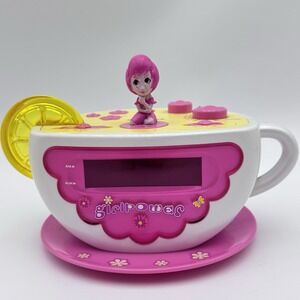 RARE VTG Y2K Sanrio Girl Power Tea Cup Alarm Clock Radio Nightlight Hello Kitty
